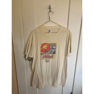 Vintage Atari Dig Dug T-Shirt XL Cream 1983 Promo Video Game Single Stitch Rare
